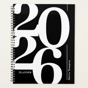 Agenda Nome branco preto 2026