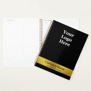 Agenda Nome comercial Dourado e Livro de compromisso do l