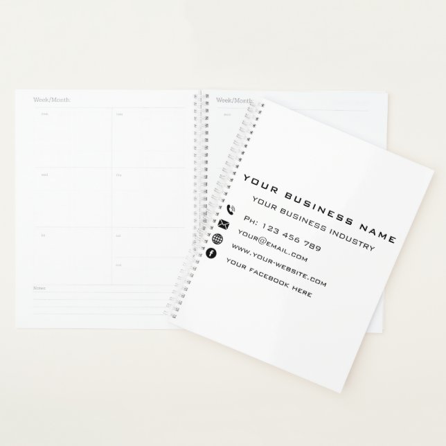 Agenda Nome da Empresa Informações sobre Texto do Planeja (Exibição)