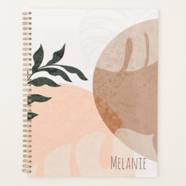 Agenda Nome das Formas Geométricas e Plantas abstrato