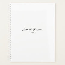 Nome de Script Branco Simples e Moderno