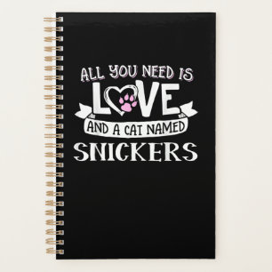 Agenda Nome do Cat Snickers Lovers   Tudo que você preci
