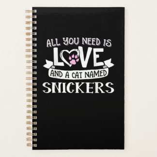 Agenda Nome do Cat Snickers Lovers | Tudo que você precis