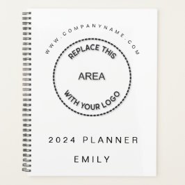 Agenda Nome do logotipo de empresa simples Site White 202