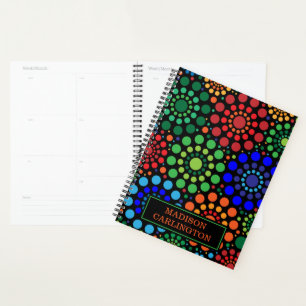 Agenda Nome do monograma dos círculos artísticos abortivo