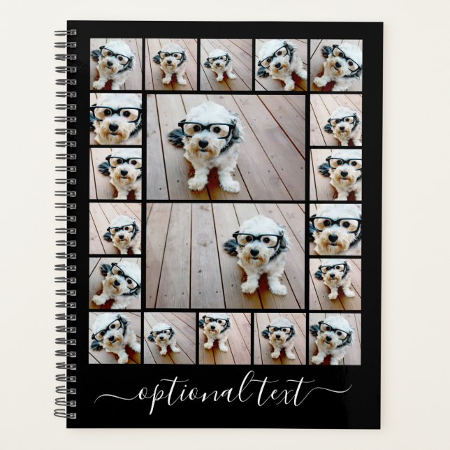 Agenda Nome do Script de Colagem de Fotografias do Trendy (Frente)