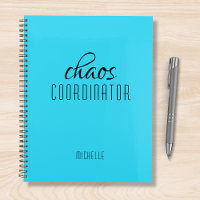 Nome Personalizado Azul do Coordenador do Caos