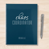 Nome Personalizado Azul do Coordenador do Caos