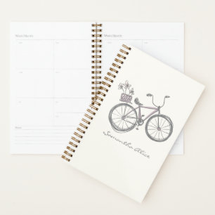 Agenda Nome Personalizado Bicicleta Bicicleta Bíblica Vin