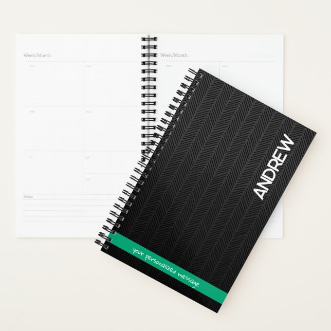 Agenda Nome Personalizado e Mensagem Personalizada Modern (Exibição)