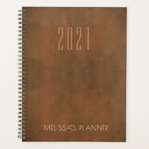 Agenda Nome Personalizado Elegante Moderno 2021