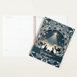 Agenda Nome personalizado Estrela de Natividade Maravilha