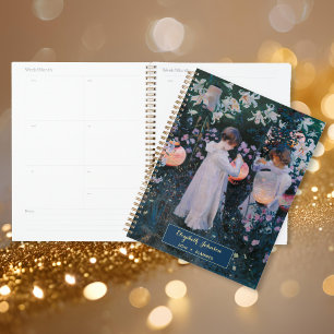 Agenda Nome Personalizado Girls Vintage Art Monograma Dou