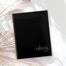 Nome Simples Dourado Elegante Moderno do Monograma