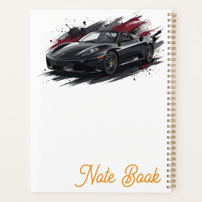 Agenda Norte Book Has ferrari (Verso)