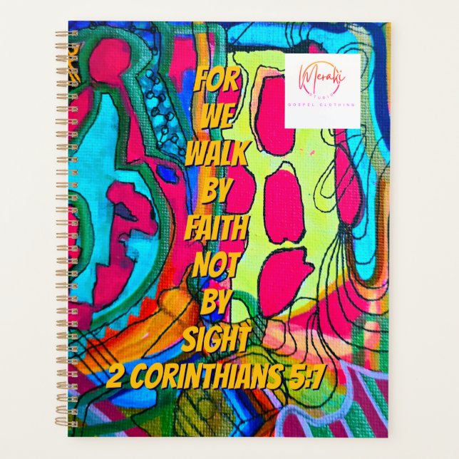 Agenda Nós caminhamos pela fé, não pela vista (Frente)