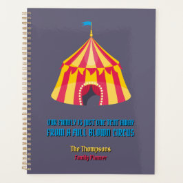 Agenda Nossa família fica a uma tenda de distância engraç