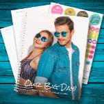 Agenda Nosso Planeador Personalizado De Foto Do Grande Di<br><div class="desc">Planeador de casamento com sua foto favorita na frente - personalizado com seus detalhes em letra chic. O Planejador inclui layouts mensais e semanais,  12 meses,  60 páginas com cobrir laminados de cobrir mole,  frente e verso.</div>