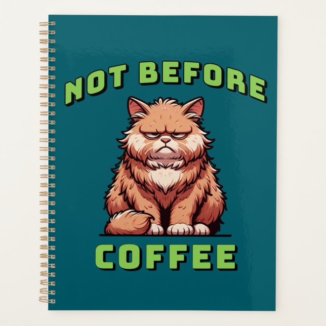 Agenda Not Before Coffee (Frente)