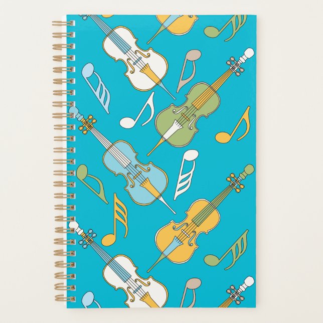 Agenda Notas Coloridas do Cello (Frente)