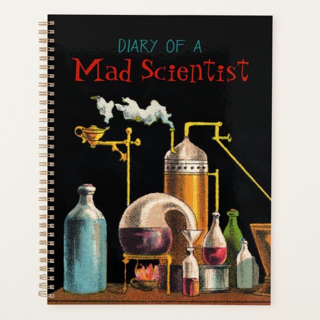 Agenda Notebook Alquimista Mad Scientist (Frente)