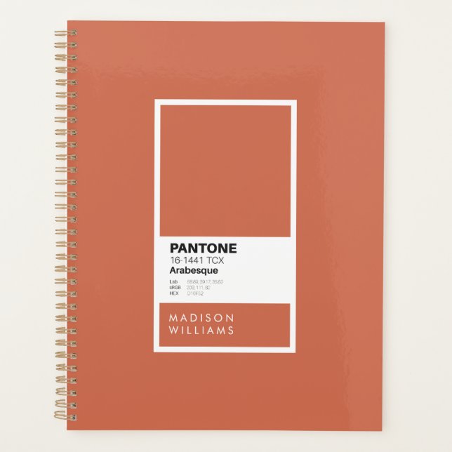 Agenda Notebook árabe personalizado | Terracott Personali (Frente)