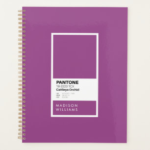 Agenda Notebook Cattleya Orchid Personalizado   Personali