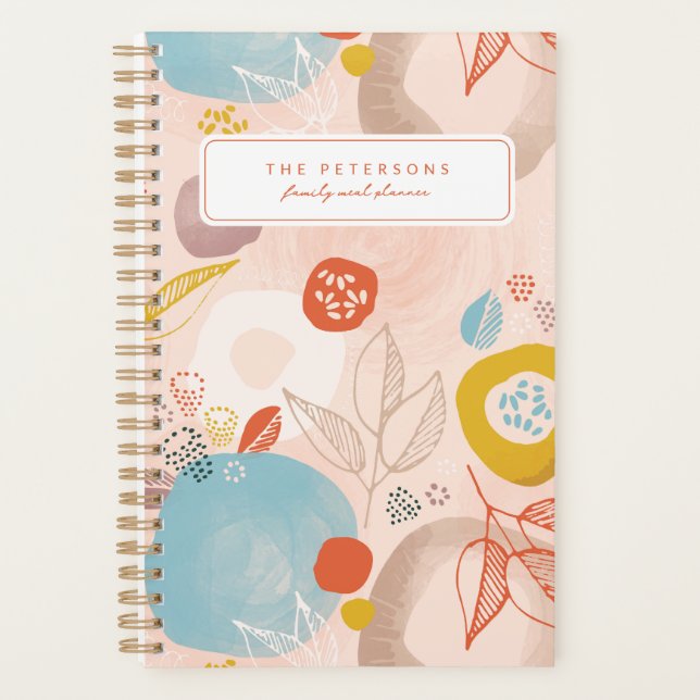 Agenda Notebook Chic Aestic Meal Planner (Frente)