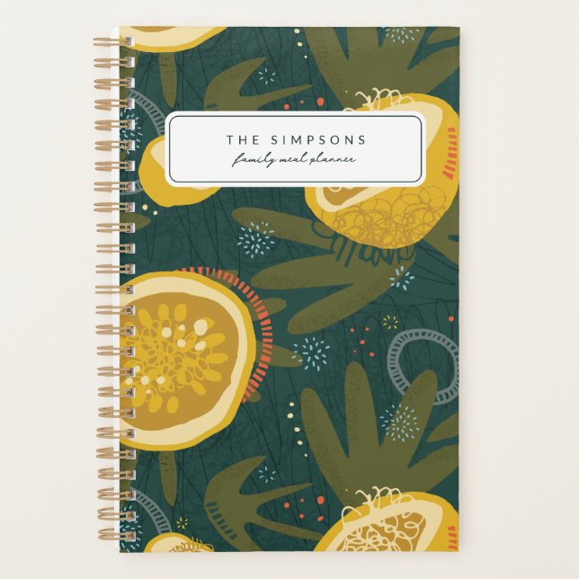 Agenda Notebook Chic Aestic Meal Planner (Frente)