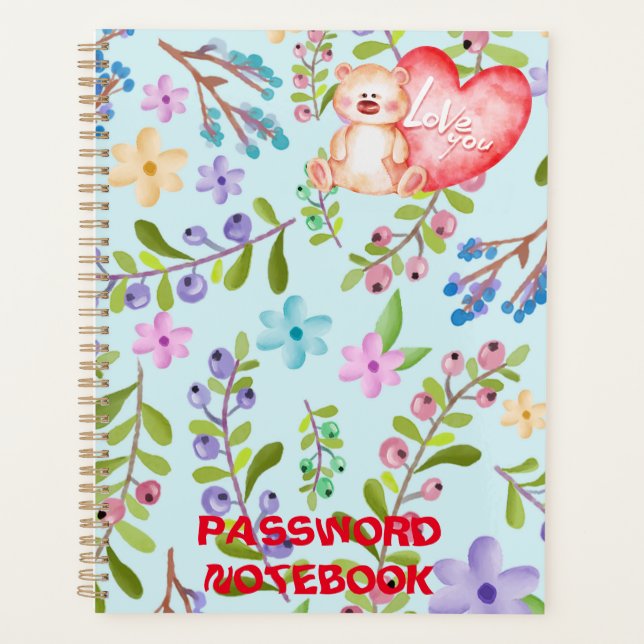 AGENDA NOTEBOOK COM SENHA (Frente)