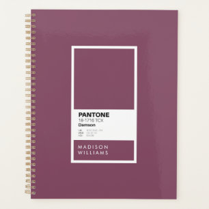 Agenda Notebook Damson Purple Personalizado Nome person