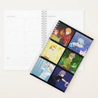 Agenda Notebook de caráter elementar Anime
