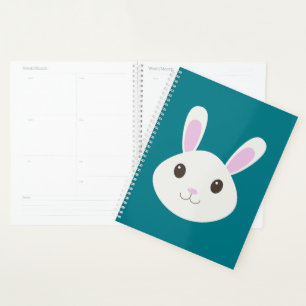 Agenda Notebook de coelho bonito