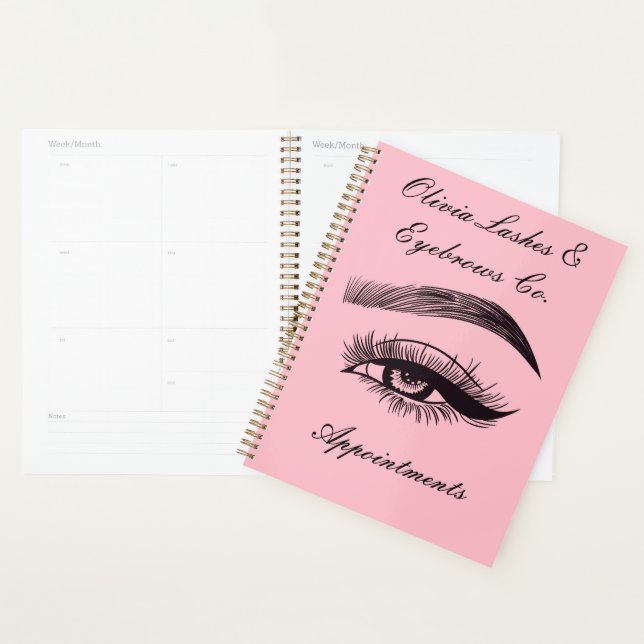 AGENDA NOTEBOOK DE NOMEAÇÃO COSMETOLOGISTA (Exibição)