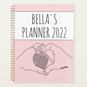 Agenda Notebook do Knitting and Crochet 2022 Planner