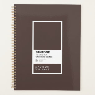 Agenda Notebook Escuro Personalizado   Chocolat Personali
