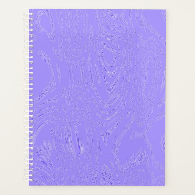 Agenda Notebook espiral de gelo púrpura (Frente)
