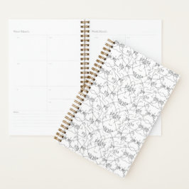 Agenda Notebook espiral monocromático elegante