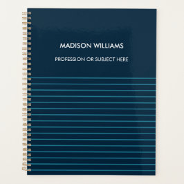 Agenda Notebook espiral verde personalizado - Cliente