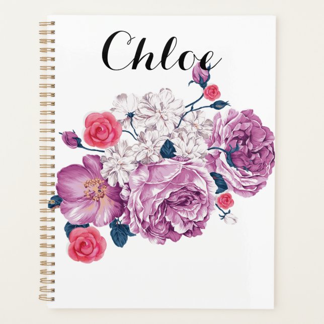 AGENDA NOTEBOOK FLORAL (Frente)