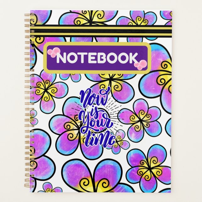 Agenda Notebook Floral (Frente)