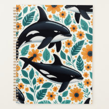 Notebook Floral orca Spiral
