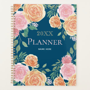 Agenda Notebook Floral Planner