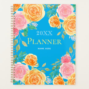 Agenda Notebook Floral Planner