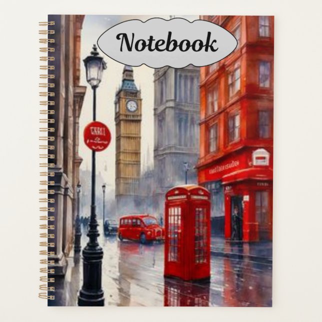 Agenda Notebook "London Love" (Frente)