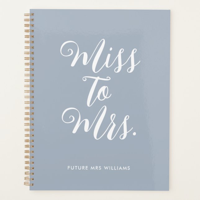 Agenda Notebook Miss Modern Simple Wedding Planner (Frente)