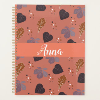 Agenda Notebook Personalizado de Folha Elegante