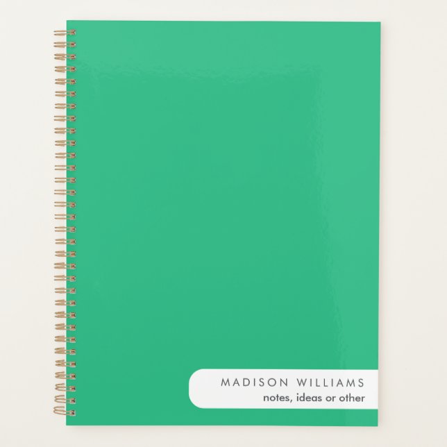 Agenda Notebook rosa personalizado - Cliente (Frente)