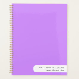 Agenda Notebook rosa personalizado - Cliente