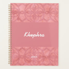Agenda Notebook Ruddy Pink Name e Year